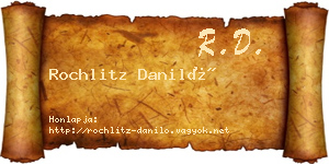 Rochlitz Daniló névjegykártya